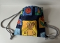 Preview: Rucksack Turnbeutel für Kinder (Kordel grau)